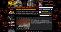 Desktop Screenshot of californiahauntedhouses.com